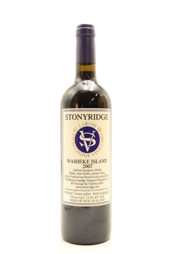 (1) 2007 Stonyridge Vineyard Larose, Waiheke Island