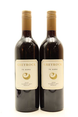 (2) 2018 Greyrock 'Te Koru' Merlot, Hawke's Bay