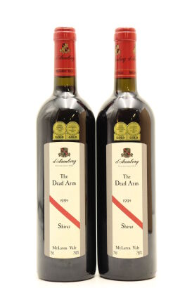 (2) 1999 d'Arenberg The Dead Arm Shiraz, McLaren Vale [RP96]