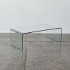 A Glass Waterfall Coffee Table