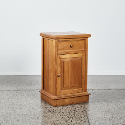 A Vintage Wooden Bedside Cabinet