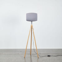 A Contemporary Funnel Floor Standing Lamp