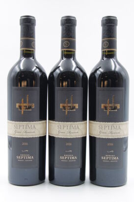 *(3) 2016 Bodega Septima Gran Reserva, Mendoza