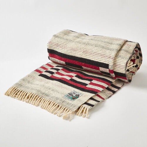 An Early Manatunga Travel Rug with a Tukutuku Pattern