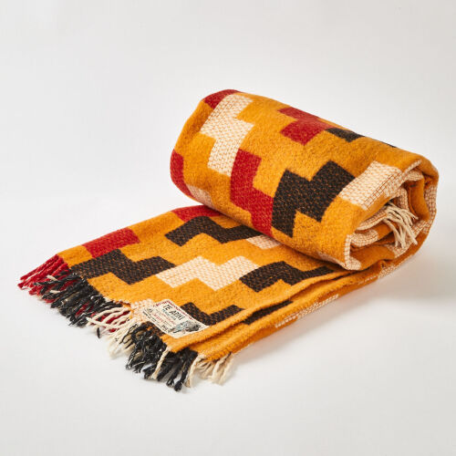 A Te Ariki Wool Travel Rug