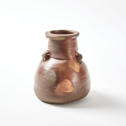 A Chester Nealie Anagama Fired Vase