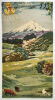 A Feltex Picture Rug of 'Mt. Egmont'
