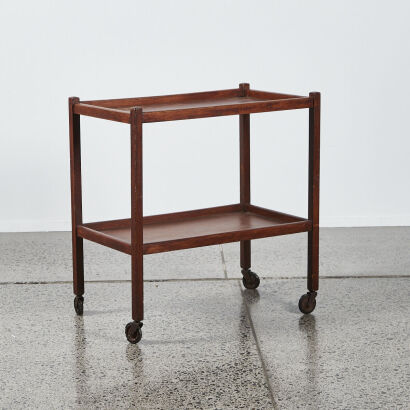 A Mid Century Tea Trolley