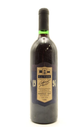 (1) 1994 C.J. Pask Cabernet - Merlot, Hawke's Bay