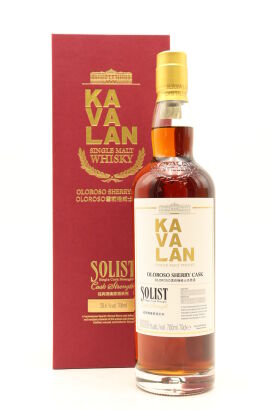 (1) Kavalan Solist Oloroso Sherry Cask Taiwanese Single Malt Whisky, 58.6% ABV (GB)