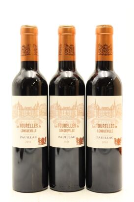 (3) 2016 Chateau Pichon-Longueville Baron Les Tourelles de Longueville, Pauillac, 375ml [JR16]