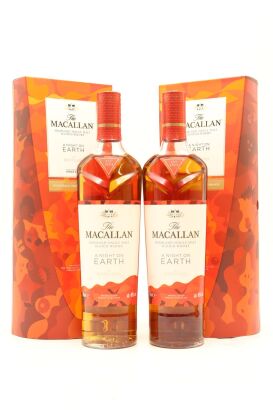 (2) The Macallan, A Night on Earth, Highland Single Malt Scotch Whisky, 40% ABV