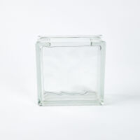 A West German Glass Brick Vase