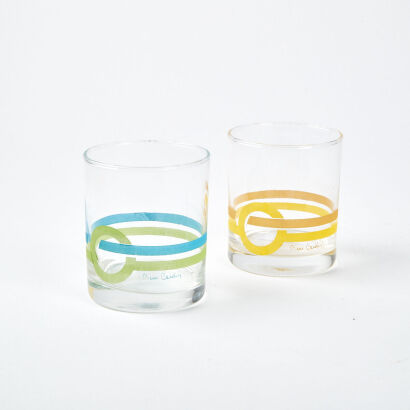 A Pair Of Pierre Cardin Seventies Tumblers