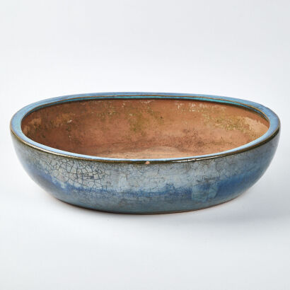 An Oval Ceramic Bonsai Bowl
