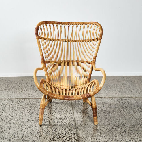 A Yamakawa C110 Highback Chair By Yuzuru Yamakawa 1964 Japan