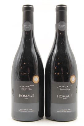 (2) 2007 Trinity Hill Homage Syrah, Gimblett Gravels