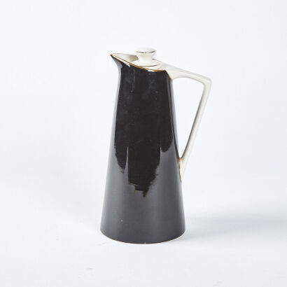 A 1950s Thermos Chiltern Jug By Acme Vacuum Flask Co Ltd Bridgend Glamorgan By Empire Porcelain Co Stoke On Trent
