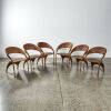 A Suite of Six Post Modern Rattan Chairs - 2