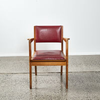 A 1940s Solid Rimu Single Chair