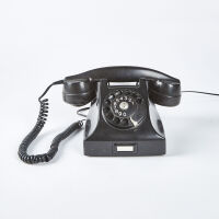 An Ericcson 1961 Bakelite Rotary Phone