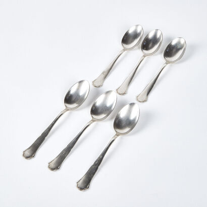 A Set Of Six WMF Serving Spoons