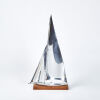 An Art Deco Chrome Sailing Yacht