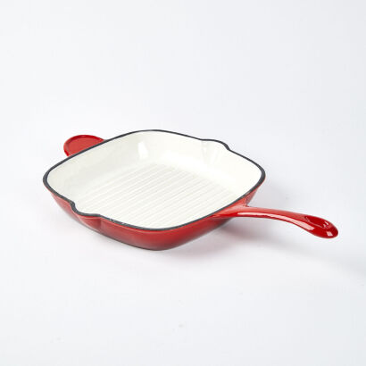 A Large Cast Iron Griddle