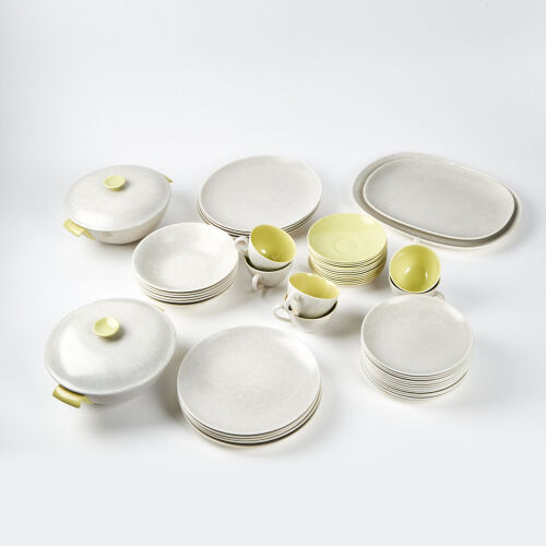 A 51 Piece Poole Twintone Diner Set