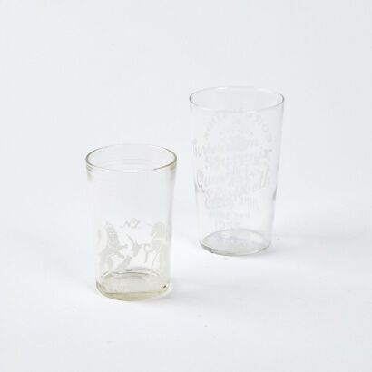 A Pair Of 1953 Royal Visit Glasses