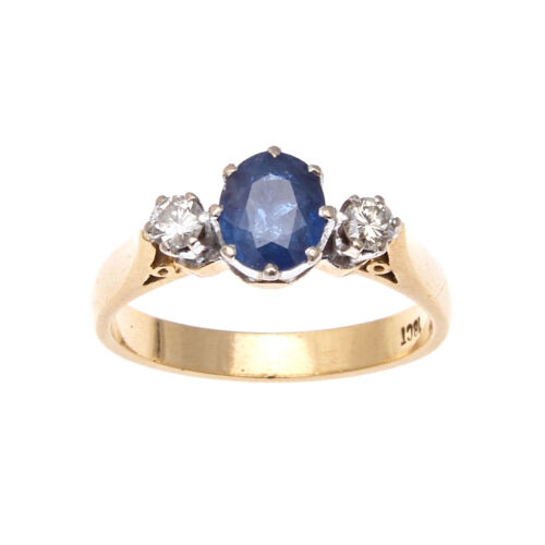 18ct Sapphire and Diamond Ring