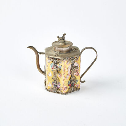 A Tibetan Porcelain Teapot