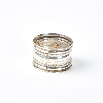 A Sterling Silver Napkin Ring