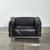 A Le Corbusier LC3 Chair by Cassina and Charlotte Perriand Stamped No 19642