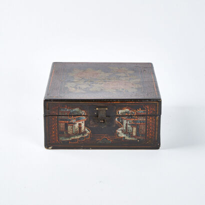 A Chinese Hand-Painted Box