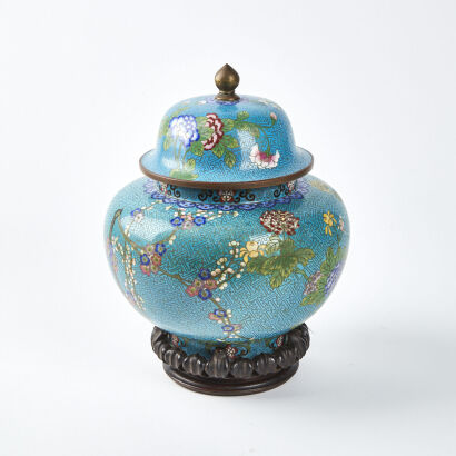 A Large Cloisonne Jar