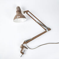 A Superlux Anglepoise Lamp With Clamp Base