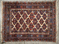 A Hand-Knotted Somak Wool Rug, Kordestan, Iran