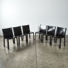 A Set Of Six Mario Bellini Cab 412 Dining Chairs By Cassina - 2