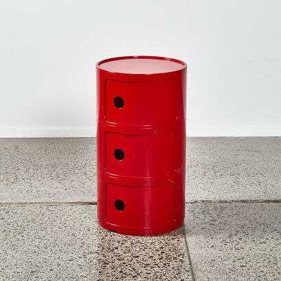 A Kartell Componibili Style Side Table