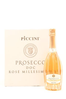 (6) 2021 Piccini 'Venetian Dress' Prosecco Millesimato Rose, Veneto