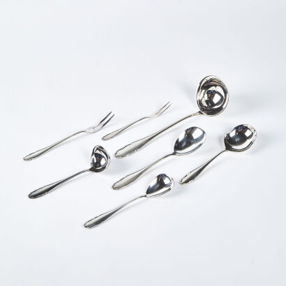 A Set Of Seven WMF Utensils