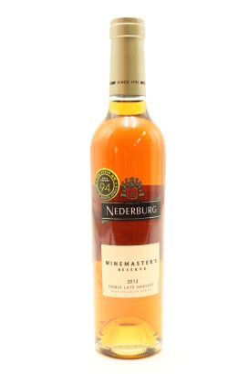 (1) 2013 Nederberg The Winemasters Noble Late Harvest, South Africa, 375ml