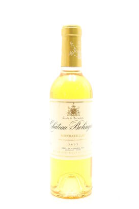 (1) 2003 Chateau Belingard Monbazillac, France, 375ml