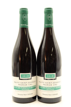 (2) 2018 Domaine Henri Gouges Clos des Porrets Monopole, Nuits-Saint-Georges Premier Cru [JR16.5]