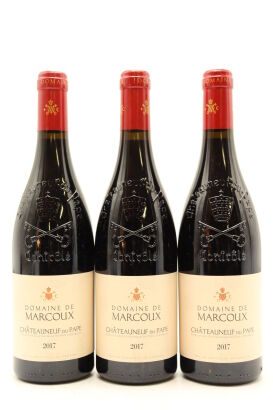 (3) 2017 Domaine de Marcoux Chateauneuf-du-Pape, Rhone [JR16.5] [WE95]
