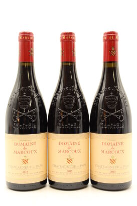 (3) 2015 Domaine de Marcoux Chateauneuf-du-Pape, Rhone [JR17]