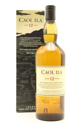 (1) Caol Ila 12 Year Old Single Malt Scotch Whisky, 43% ABV, 1000ml