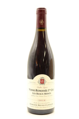 (1) 2010 Domaine Bruno Clavelier Les Beaux Monts Vieilles Vignes, Vosne-Romanee Premier Cru [JR16.5]