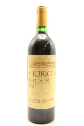 (1) 1989 Bodegas Palacio 'Glorioso' Reserva, Rioja DOCa